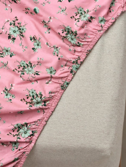 Desert Bloom Beige Floral - Fitted